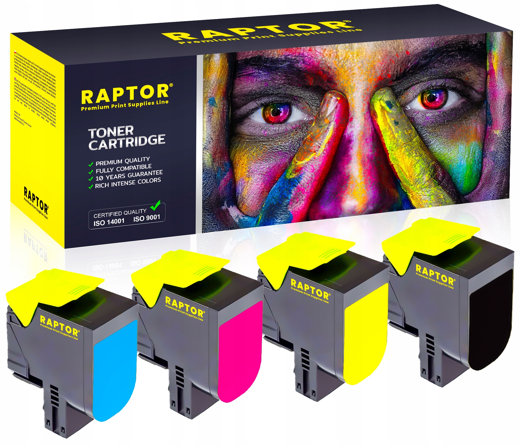 4x toner pro Lexmark CX510de, CX510dhe, CX510dthe