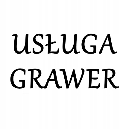 

Grawer Usługa Grawerowania Biżuterii