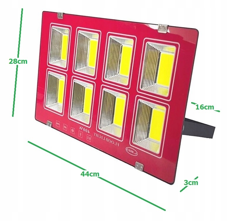 Lampa LED 400WAT COB Halogen Reflektor Naświetlacz Marka Gaad