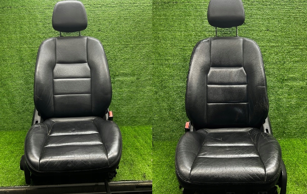 FOTEL LEWY PRAWY PRZÓD PRZEDNI KIEROWCY PASAŻERA MERCEDES W204 SKÓRA
