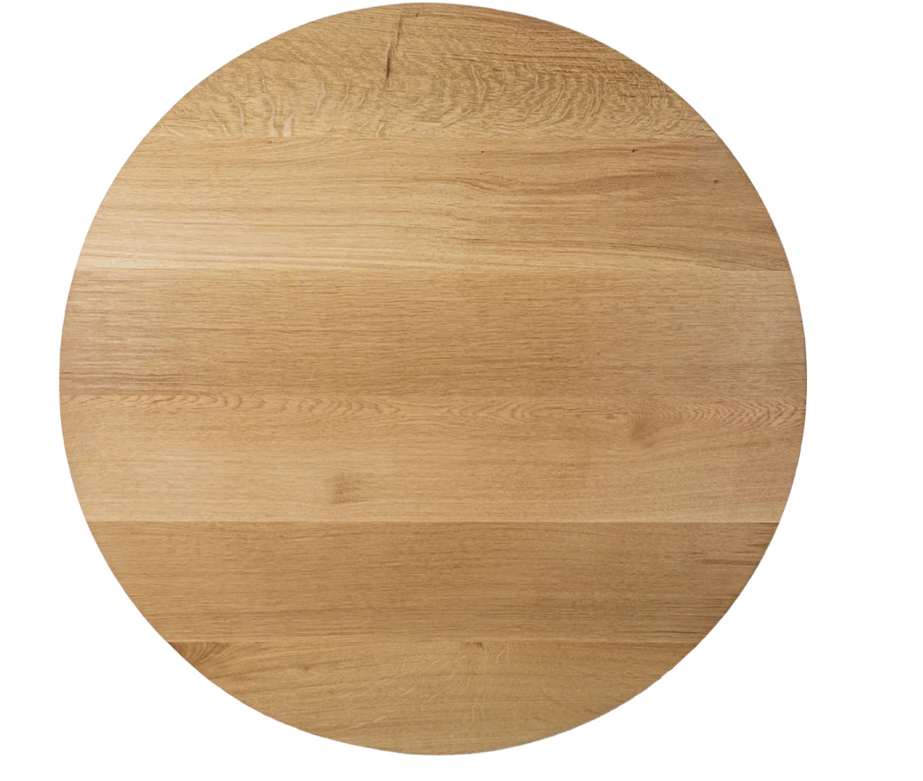 Okrągły STÓŁ jadalniany, lite drewno, drewniany stół dębowy Ø90cm Szerokość mebla 90 cm