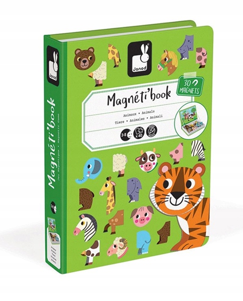 JANOD UKŁADANKA MAGNETYCZNA ZWIERZĘTA