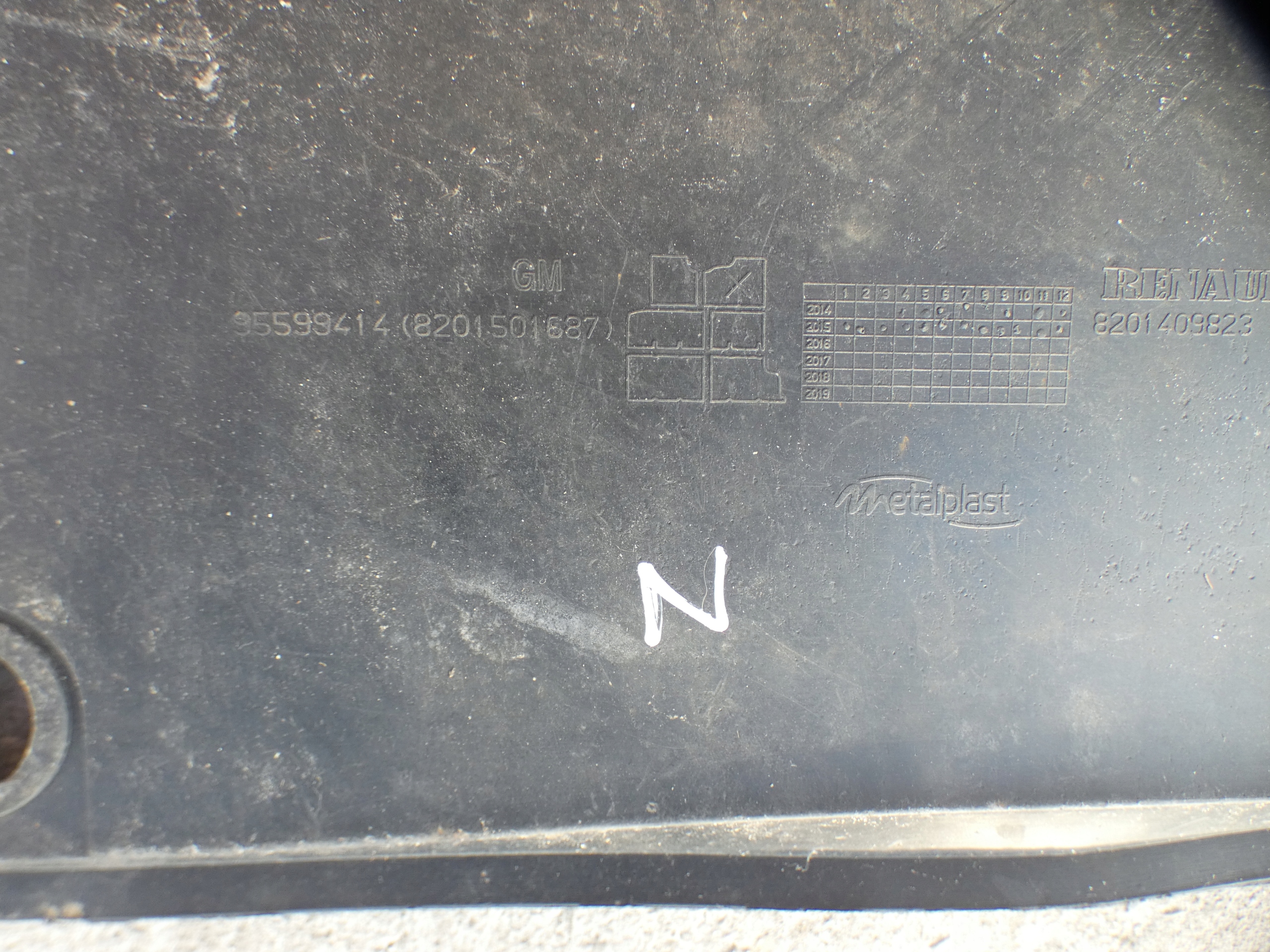 Opel Vivaro mats samochodowe 95599414 left right