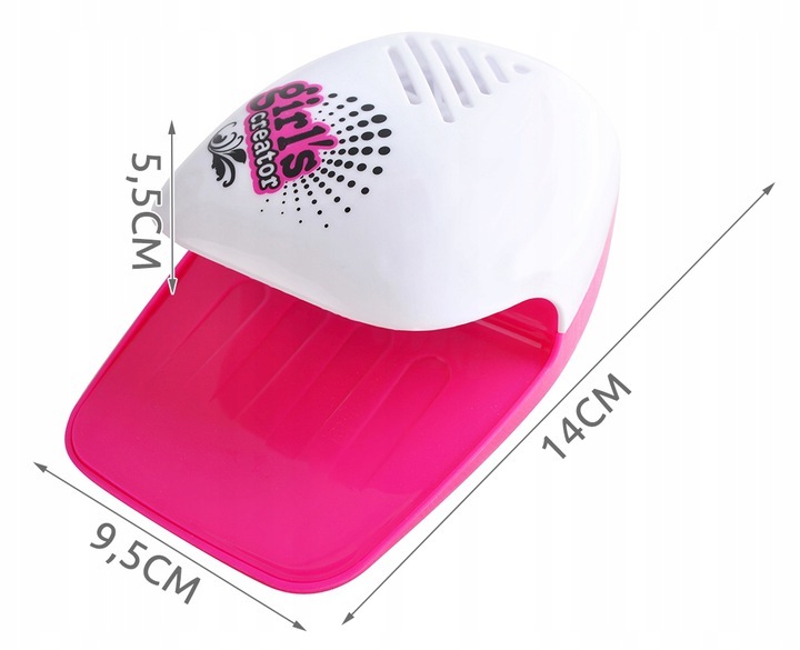 Manikiūro kosmetikos rinkinys nagų lakavimui mergaitėms NS Dryer MalPlay Brand