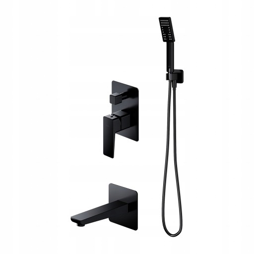 Podomietkový Sprchový Vaňový Systém, Čierny Mat