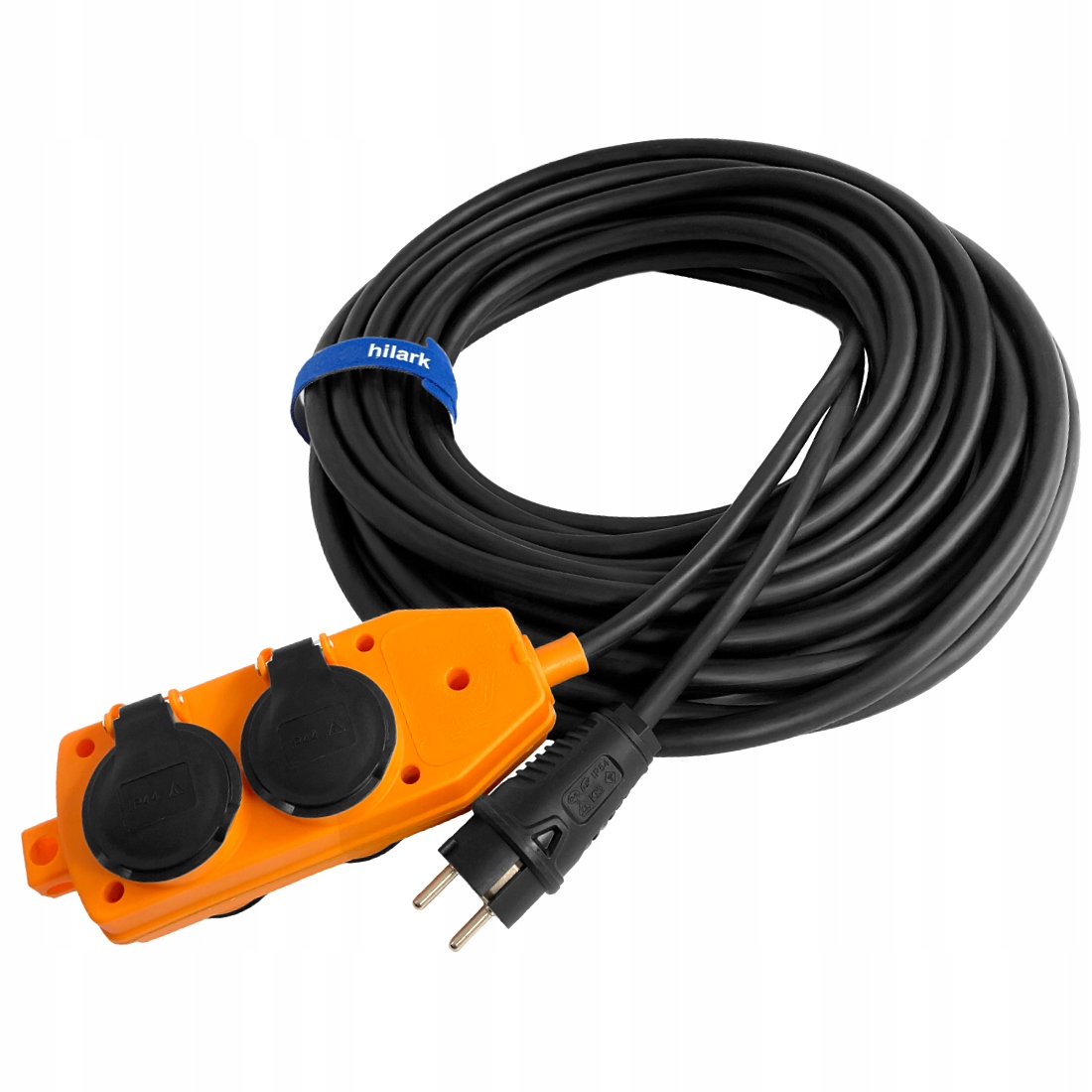 Prodlužovací Kabel zesílený 3x2,5 H05VV-F Owy Rozbočka oranžový 30 m