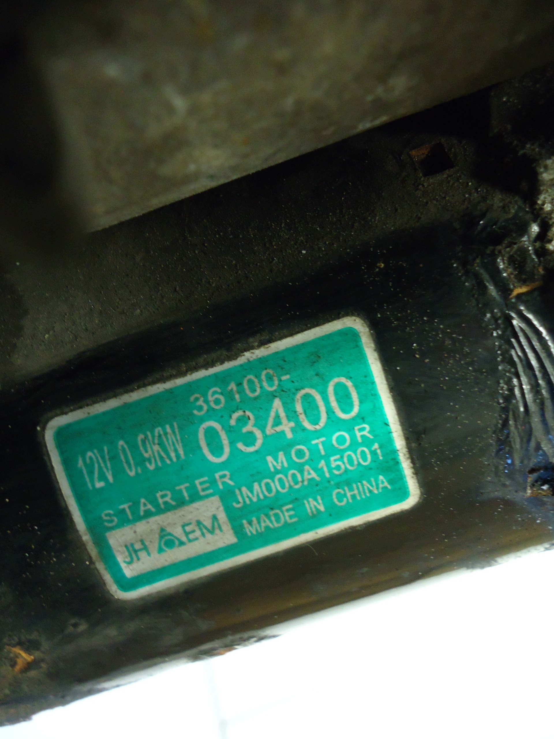 KIA RIO 1.2 16V G4LA starter 36100-03400