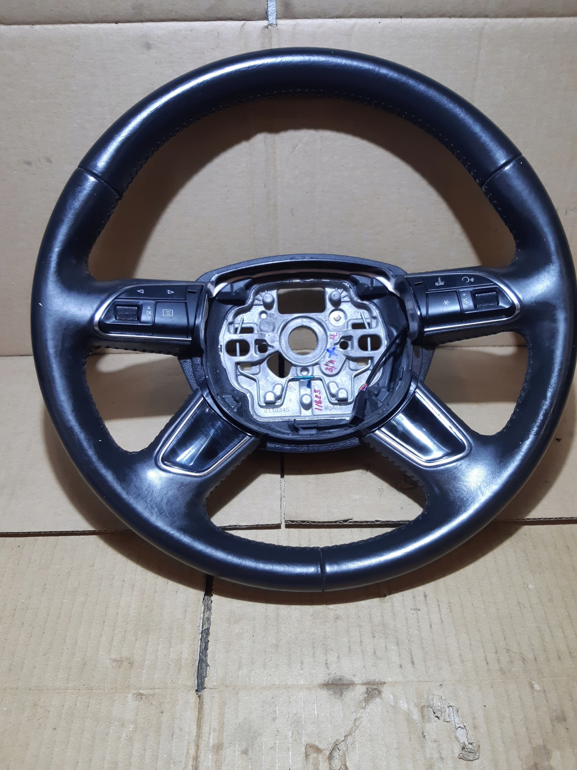 AUDI A6 C7 LIFT lenkrad Leder MULTIFUNKCJA 4 RAMIENNA 4G0419091M