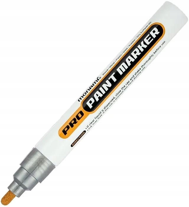 Popisovač Propaint Stříbrný (12 Ks) Monami