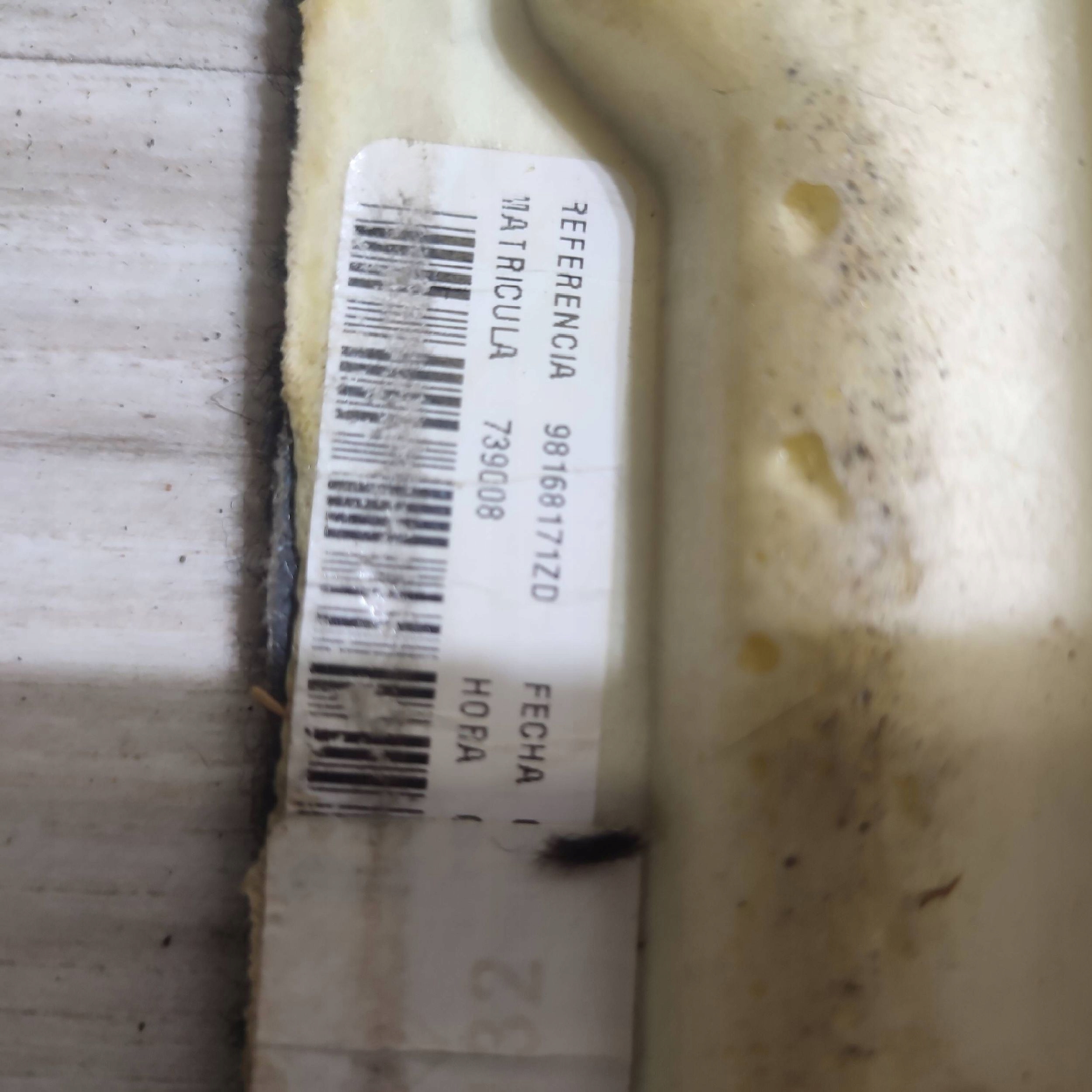 mats boot Peugeot Rifter 98168171ZD