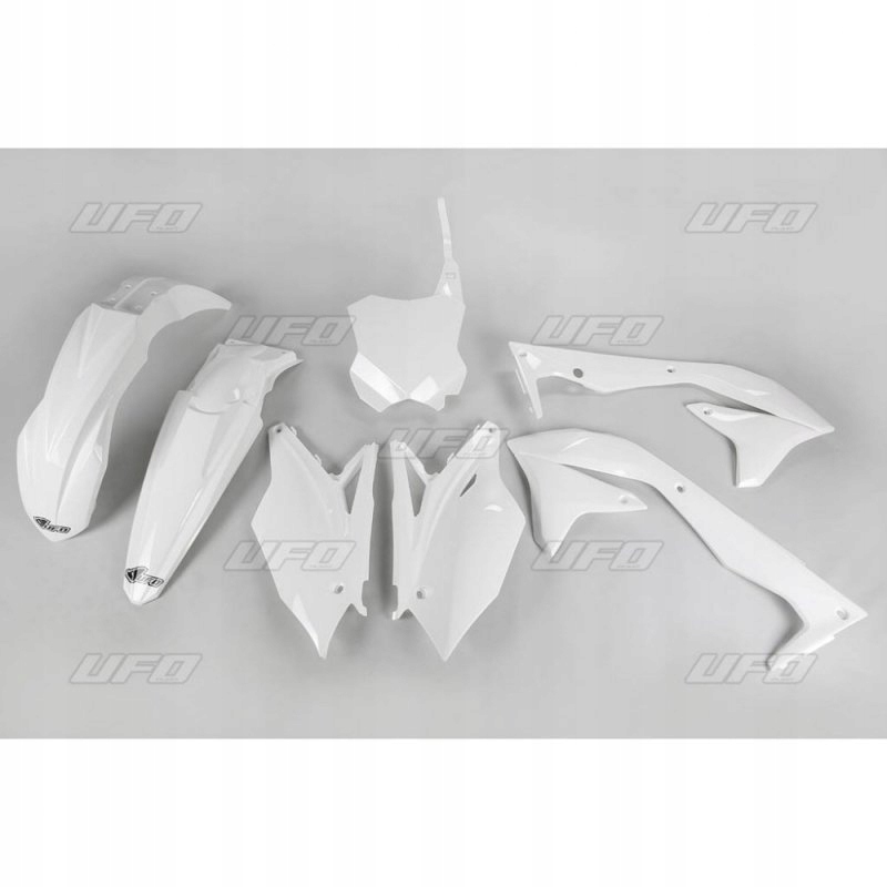 Ufo Sada Plastov Kawasaki Kxf 450 18 Farba Biela