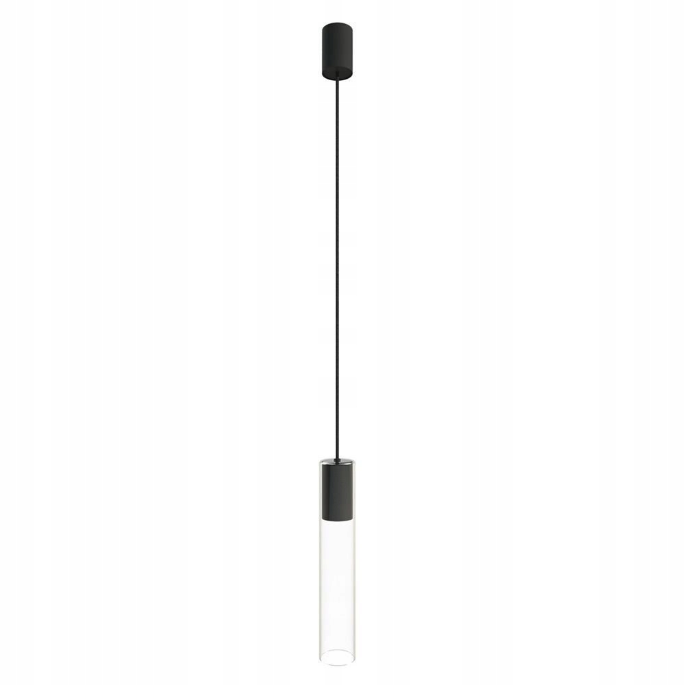 Závěsná lampa Cylinder černá, moderní design nad stůl Nowodvorski