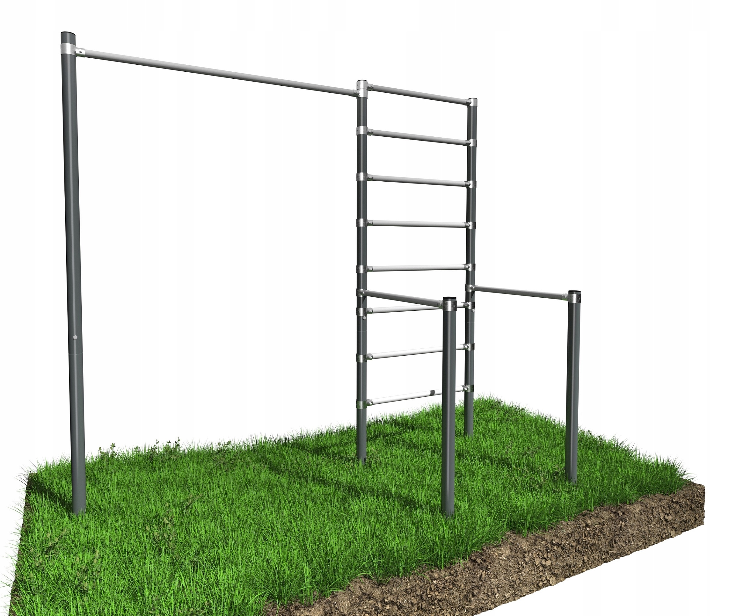 Zahradní sada: hrazda , žebřík, ZO7 Pozink