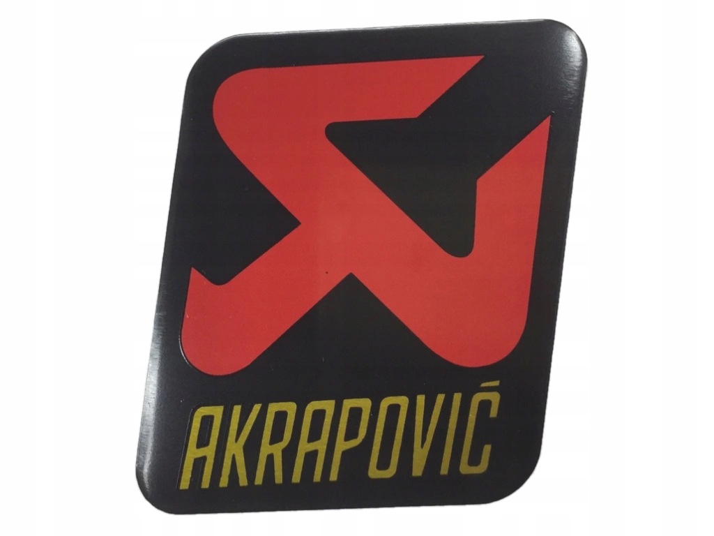 

Emblemat Alu Akrapovic Naklejka Na Wydech Tłumik