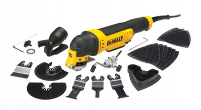 DeWALT Urządzenie wielofunkcyjne DWE315KT-QS z akcesoriami i walizką Tstak