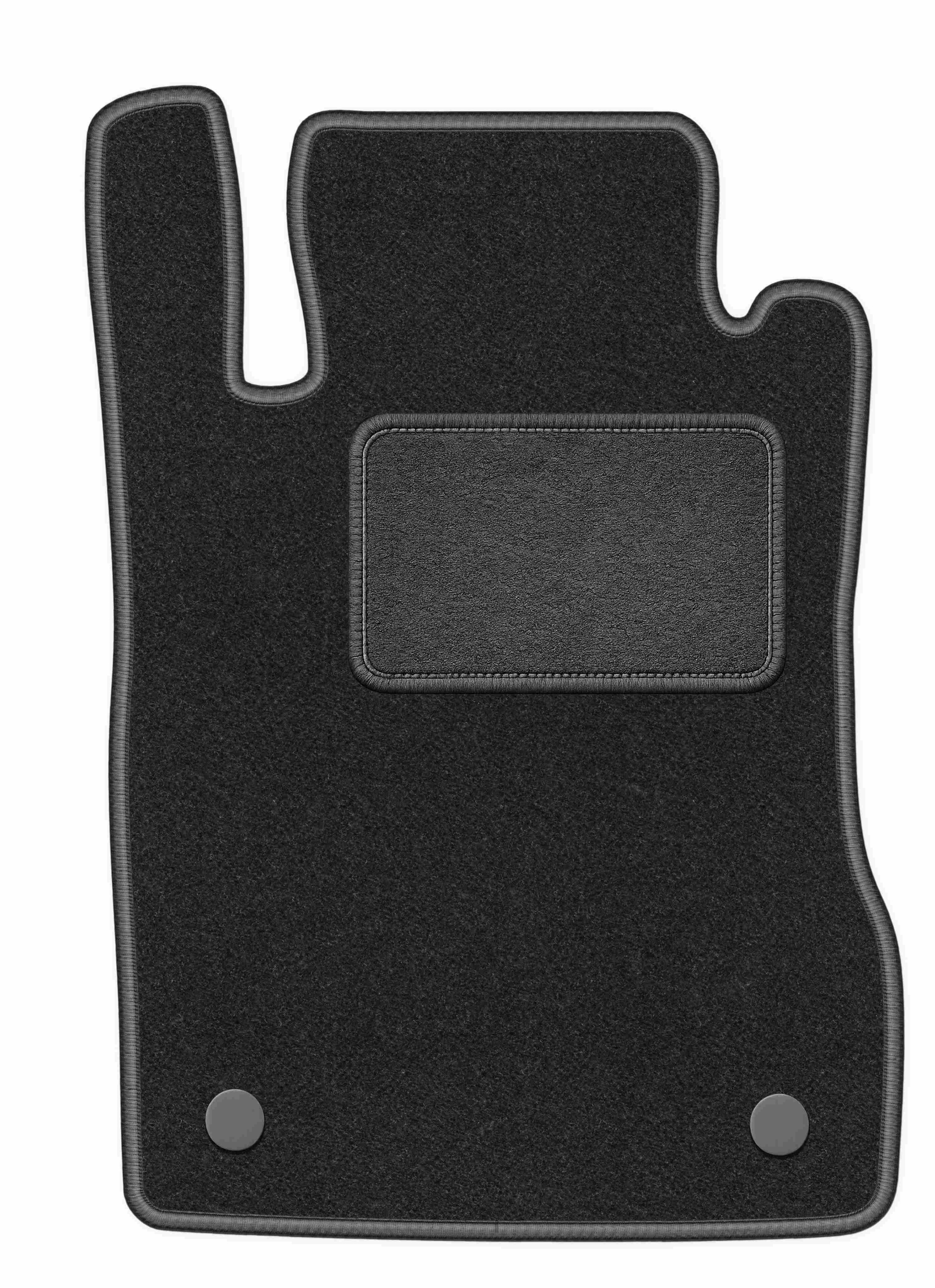 Dywanik welurowy kierowcy do Mercedes W211 4Matic 2003-2009 Lux grafitowy