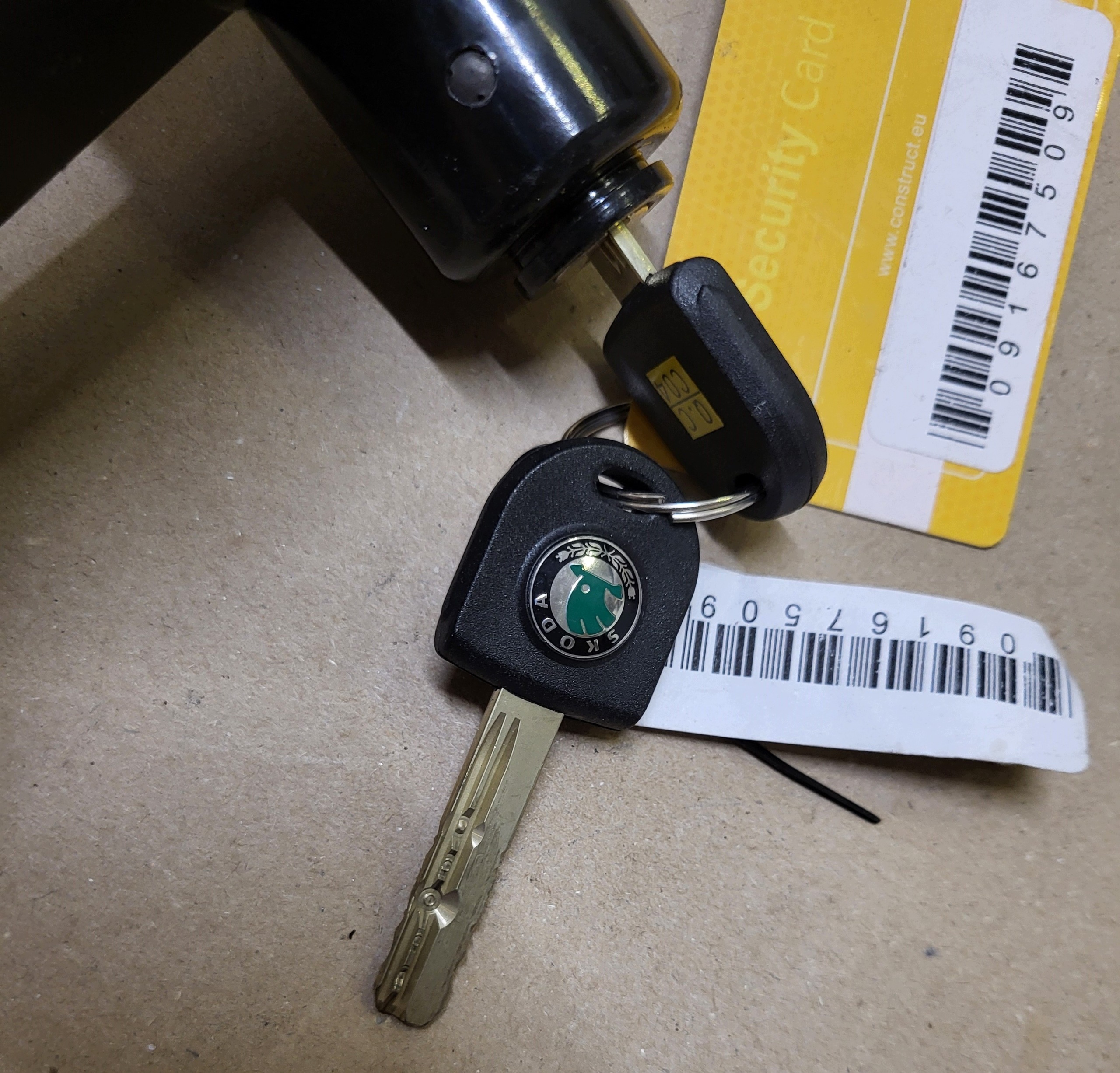 key holder blocking SKODA CONSTRUCT 27 MD S-00024-00 OE new