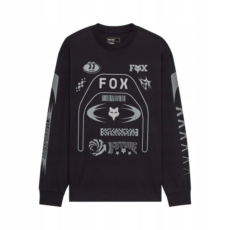 Tričko S Dlhým Rukávom Fox Image Cosmo Mw Oversized Black M