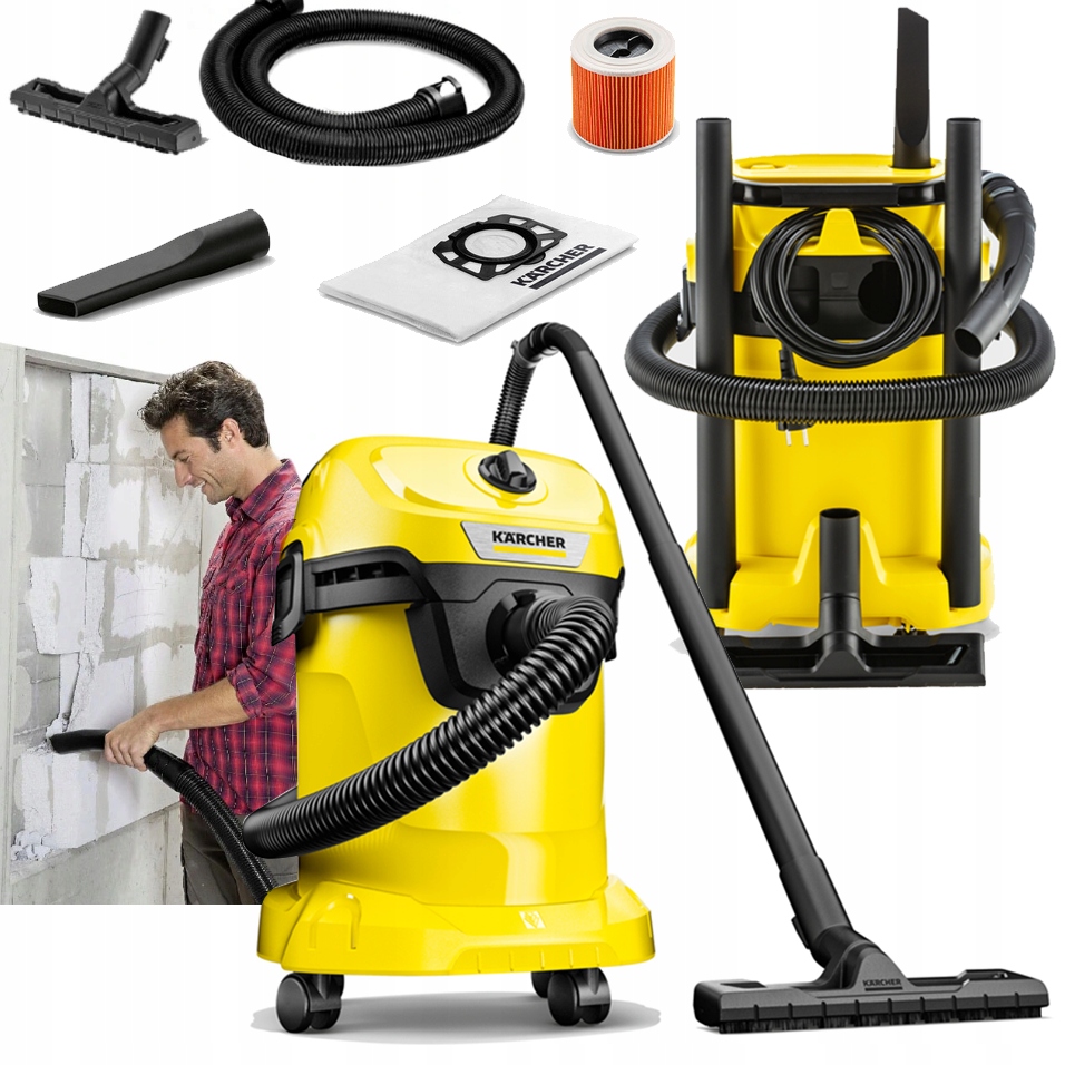 Odkurzacz przemysłowy Karcher WD3 1400W bezworkowy EAN (GTIN) 4066529117304