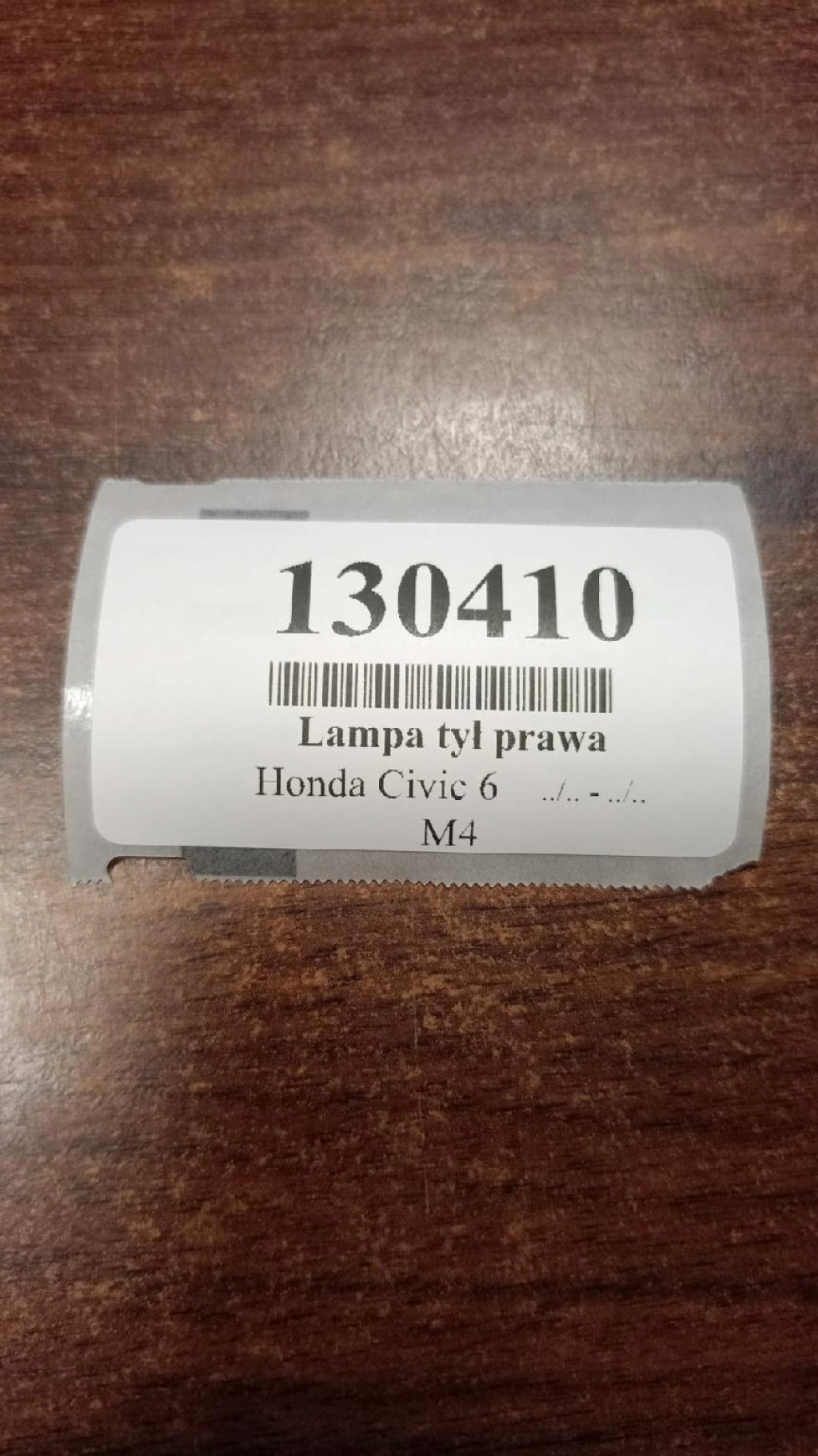 HONDA CIVIC VI light right rear part