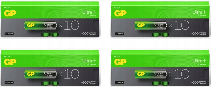 Щелочная батарея GP AA (R6) 40 шт.