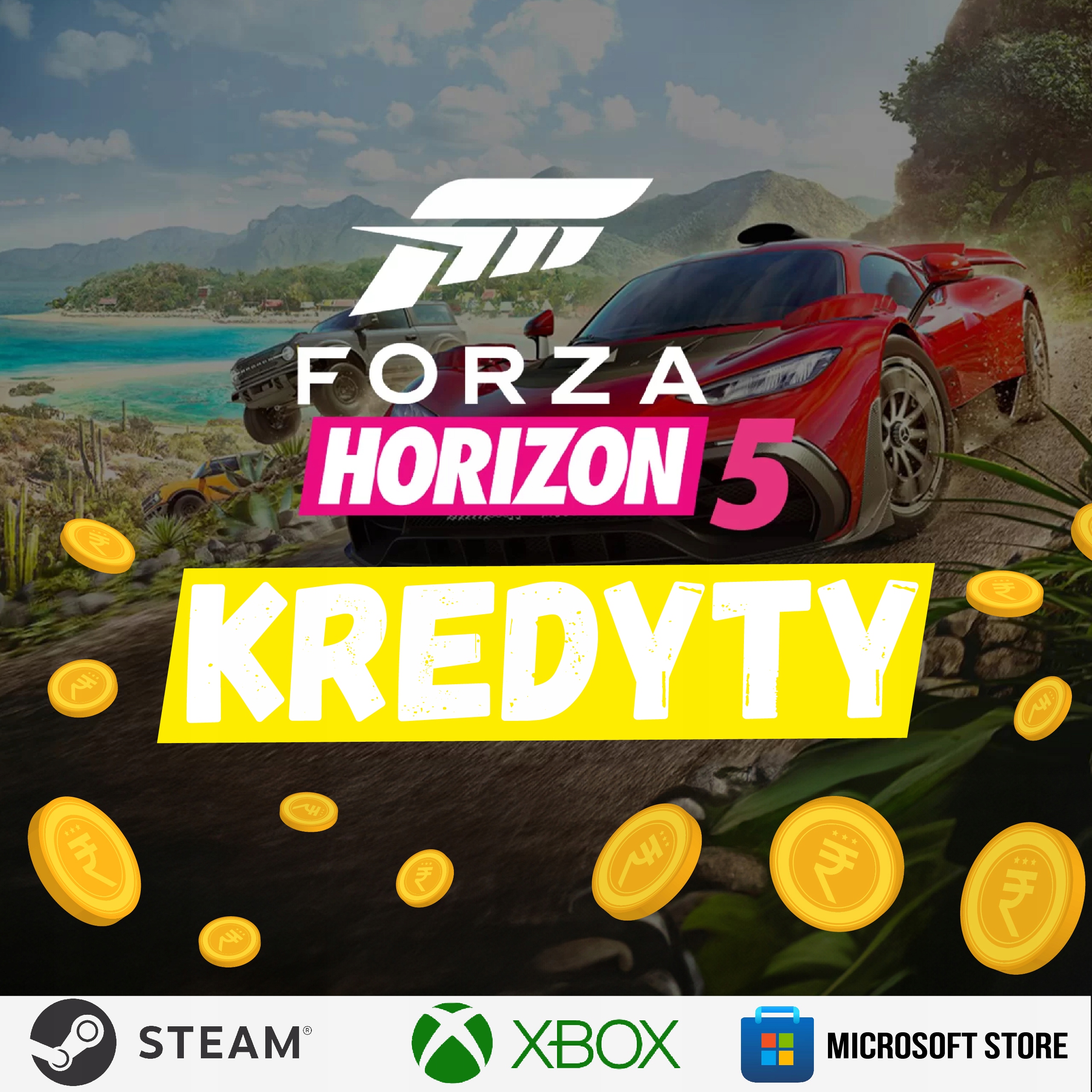 Forza Horizon 5 CR, Kredyty, monety
