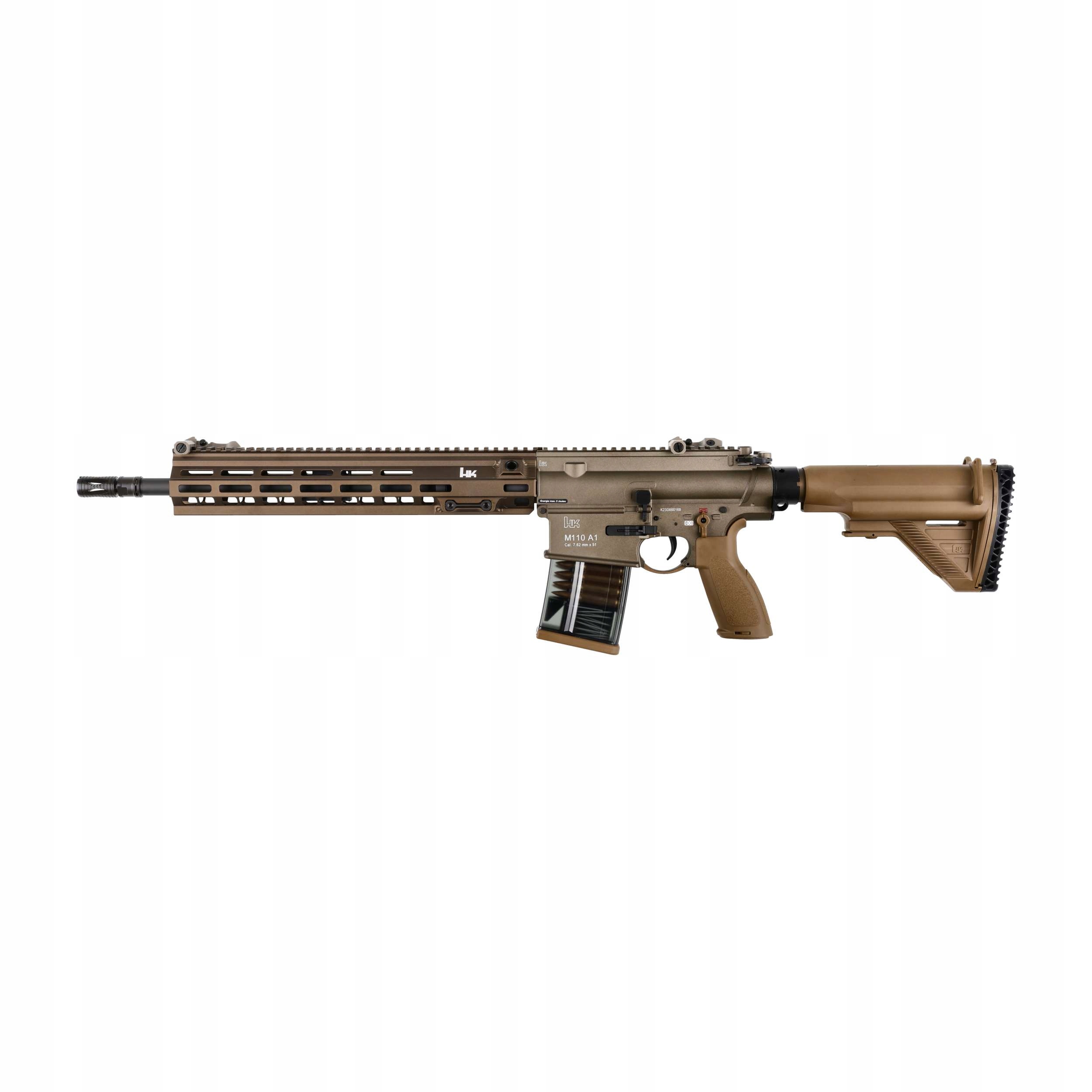 Replika karabinek Asg H&k Heckler&Koch Hk M110 A1 6 mm Bb brązowa