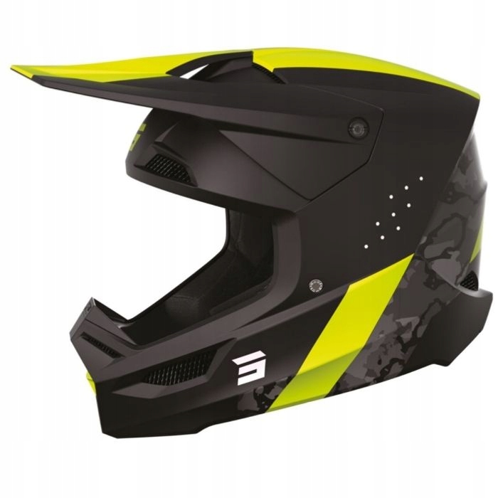 Prilba Cross Enduro Štvorkolka Shot Race Camo Neon Yellow Matt L