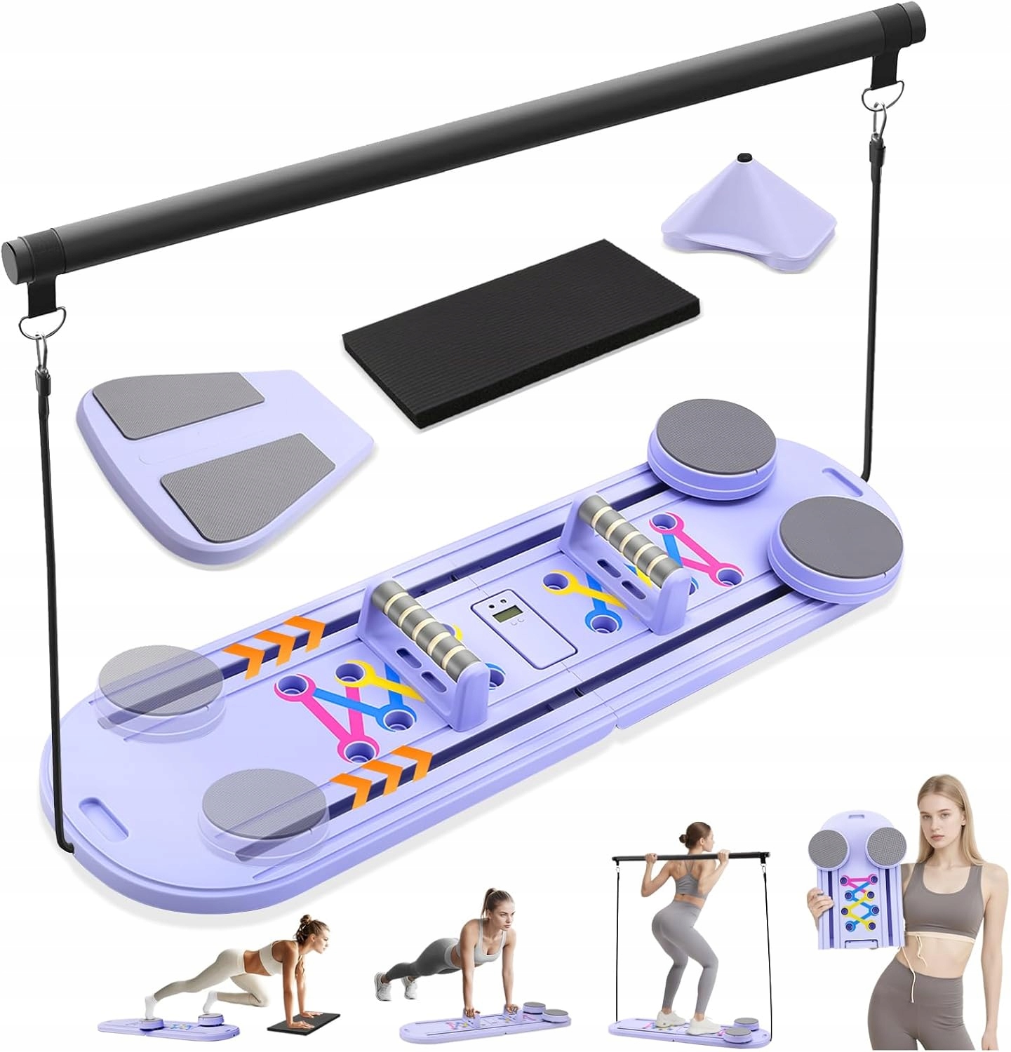Multifunkční platforma pro cvičení Pilates Stabilní skládací tréninková platforma
