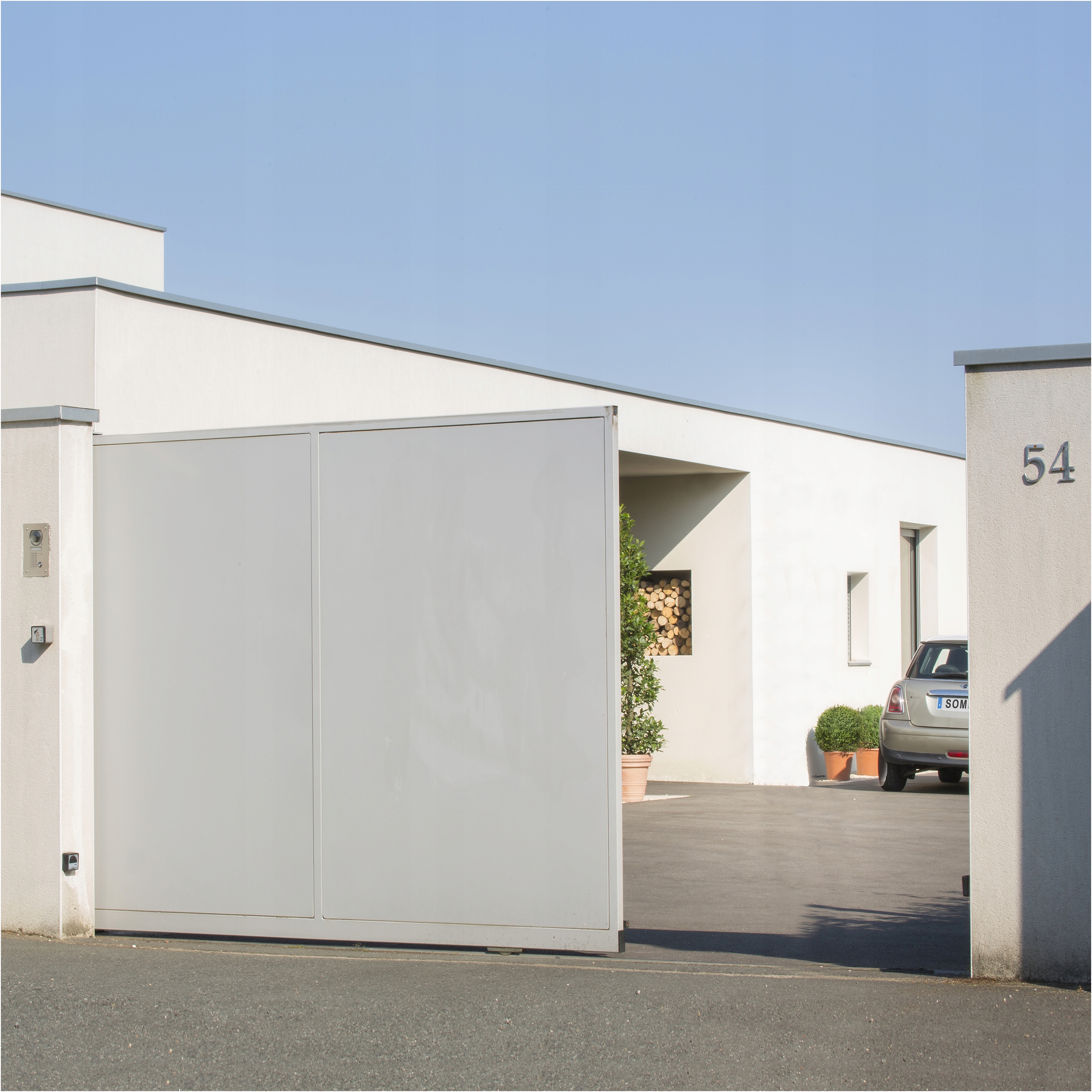 Napęd do bramy przesuwnej Somfy Freevia Essential 400 ACC Maksymalny kąt otwarcia 1°