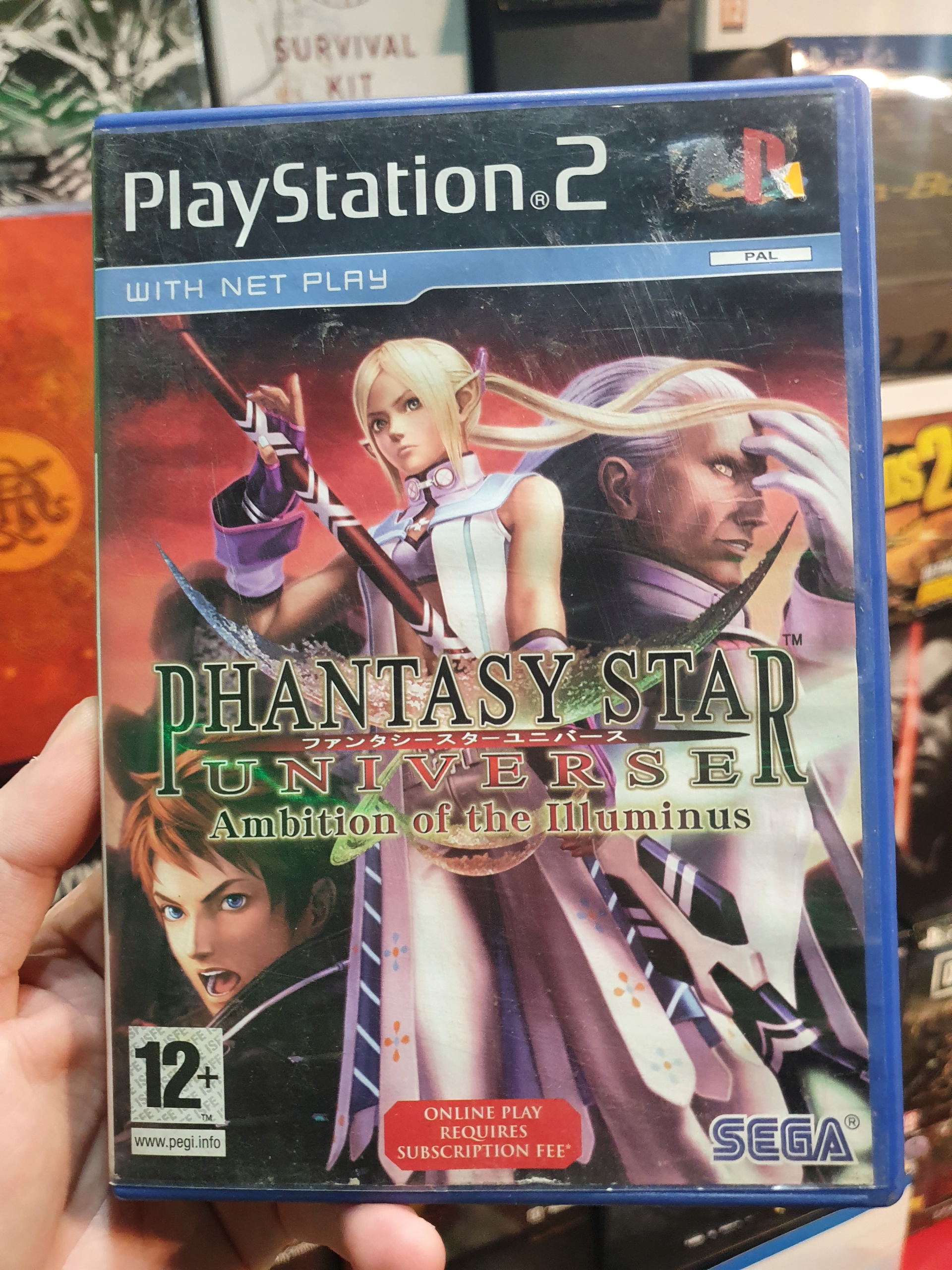 PHANTASY STAR UNIVERSE AMBITION OF THE ILLUMINUS Platforma Sony PlayStation 2 (PS2)