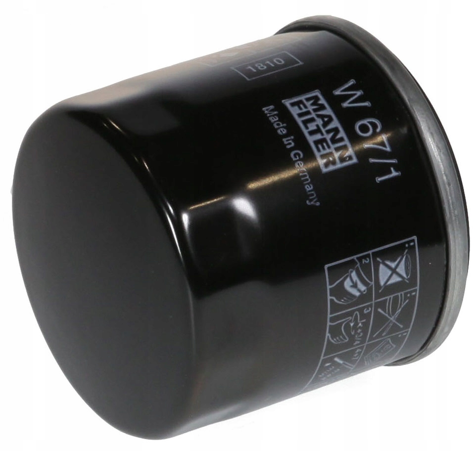 Filtr oleju Mann Filter W 67/1 Producent części Mann-Filter