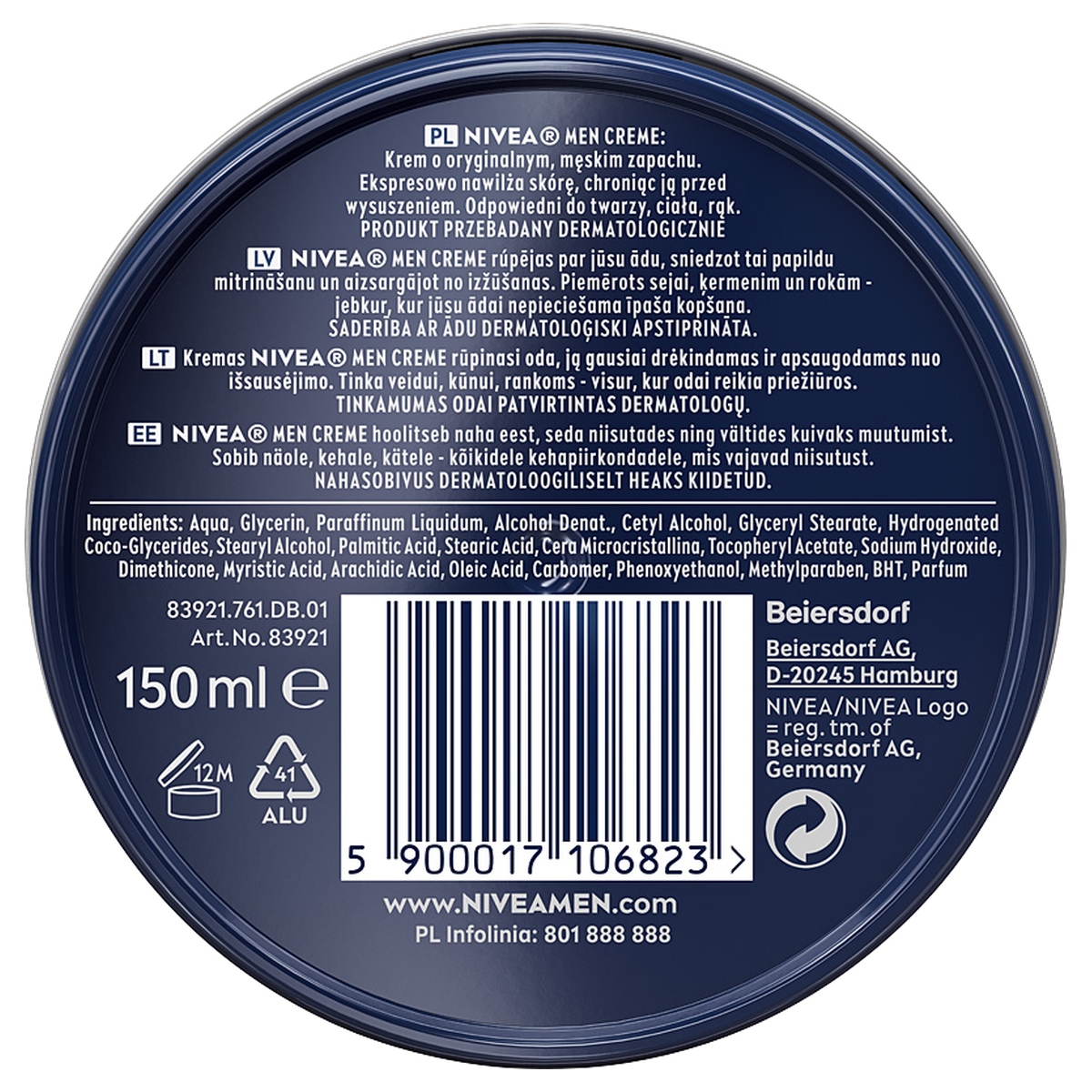 Men Creme univerzální krém 150 Ml