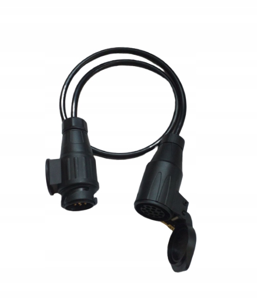 Przedłużka 13 Pin Kabel Prosty 80cm Przedłużacz Do Przyczep Wtyczka-gniazdo