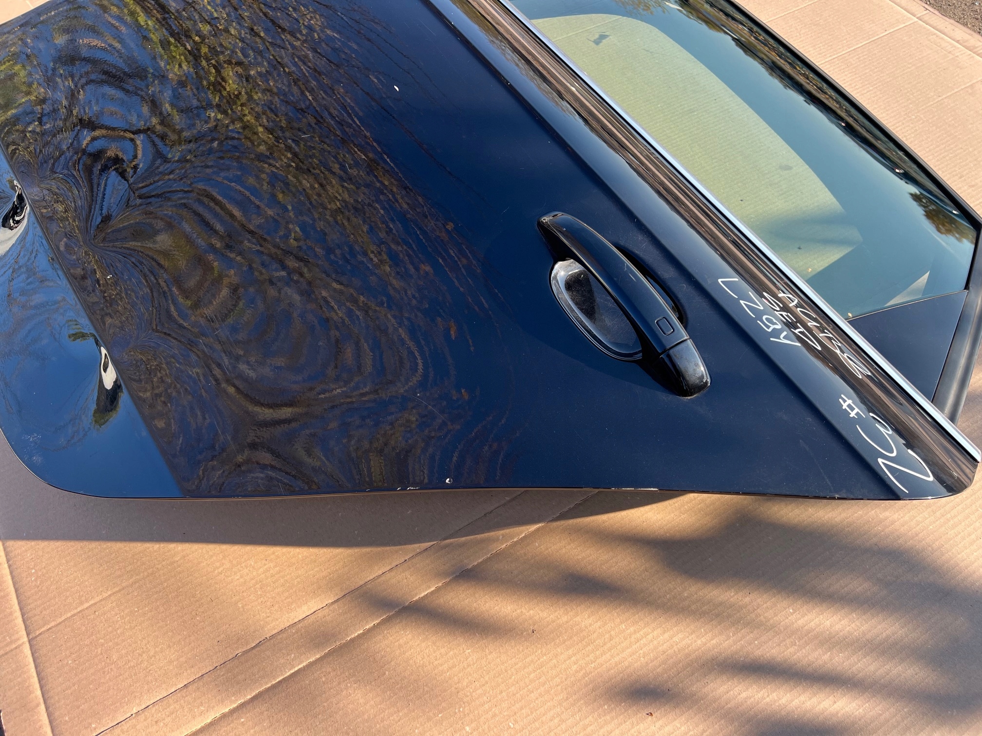 AUDI A4 B8 sedan door left rear. left rear part LZ9Y