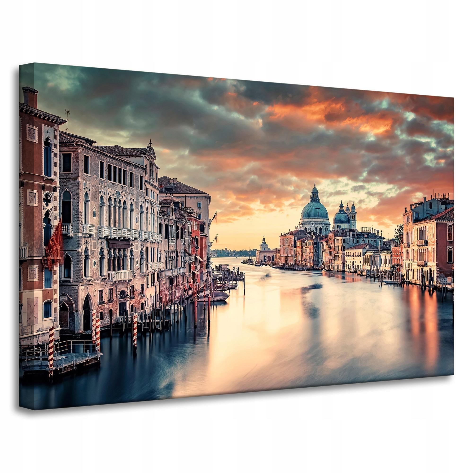 Obraz na plátně Architektura Benátek západ 90X60