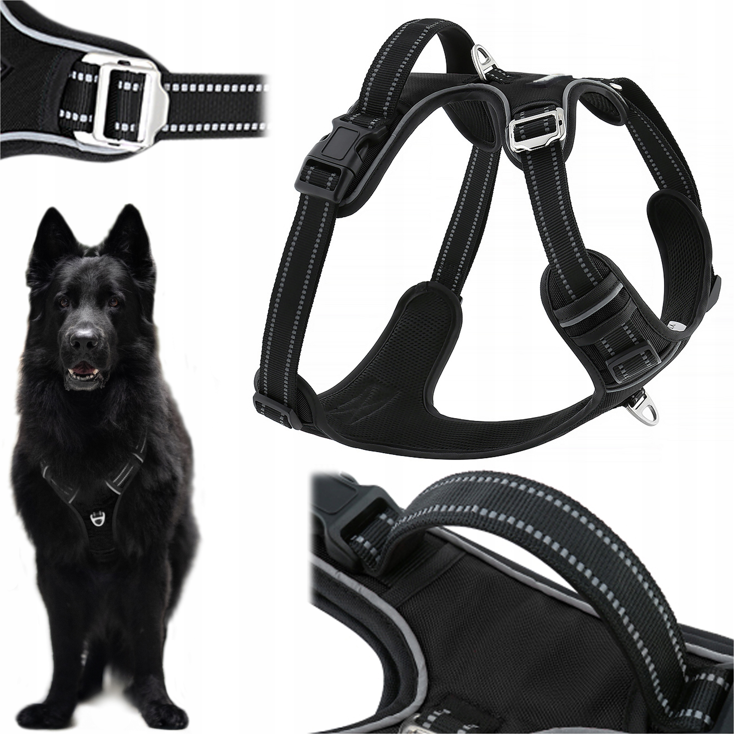 Szelki dla owczarka niemieckiego belgijskiego podhalańskiego Huggy Doggy XL