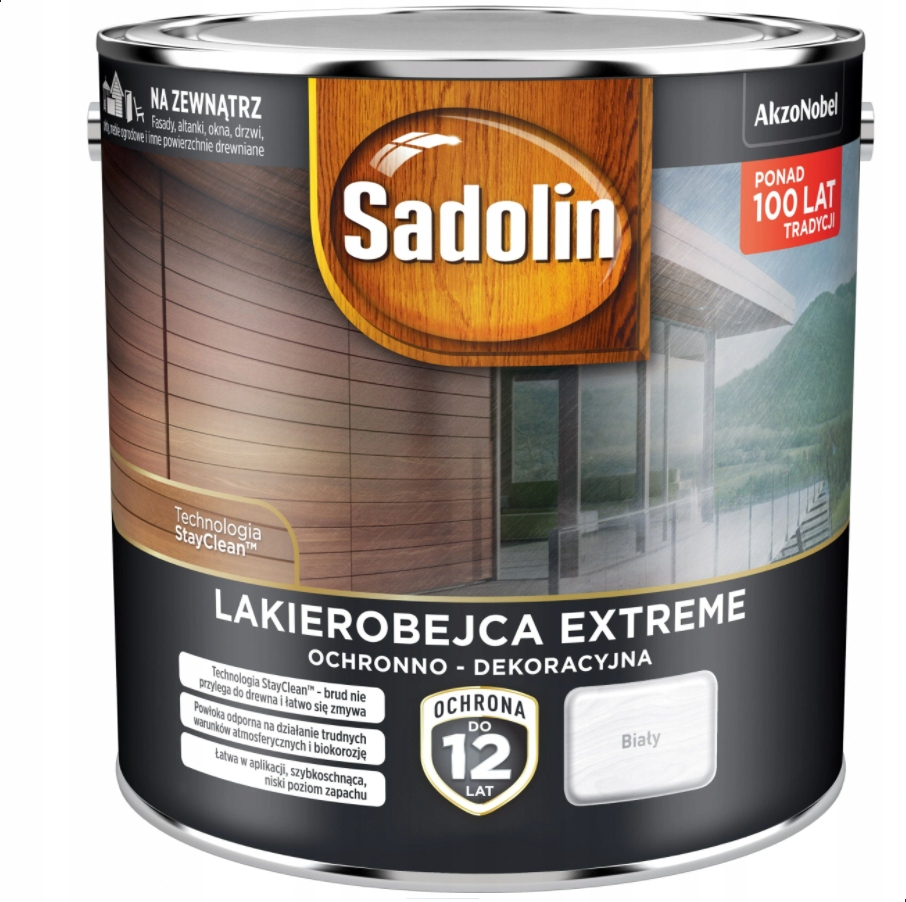 

Sadolin Lakierobejca Extreme Biały 2,5L
