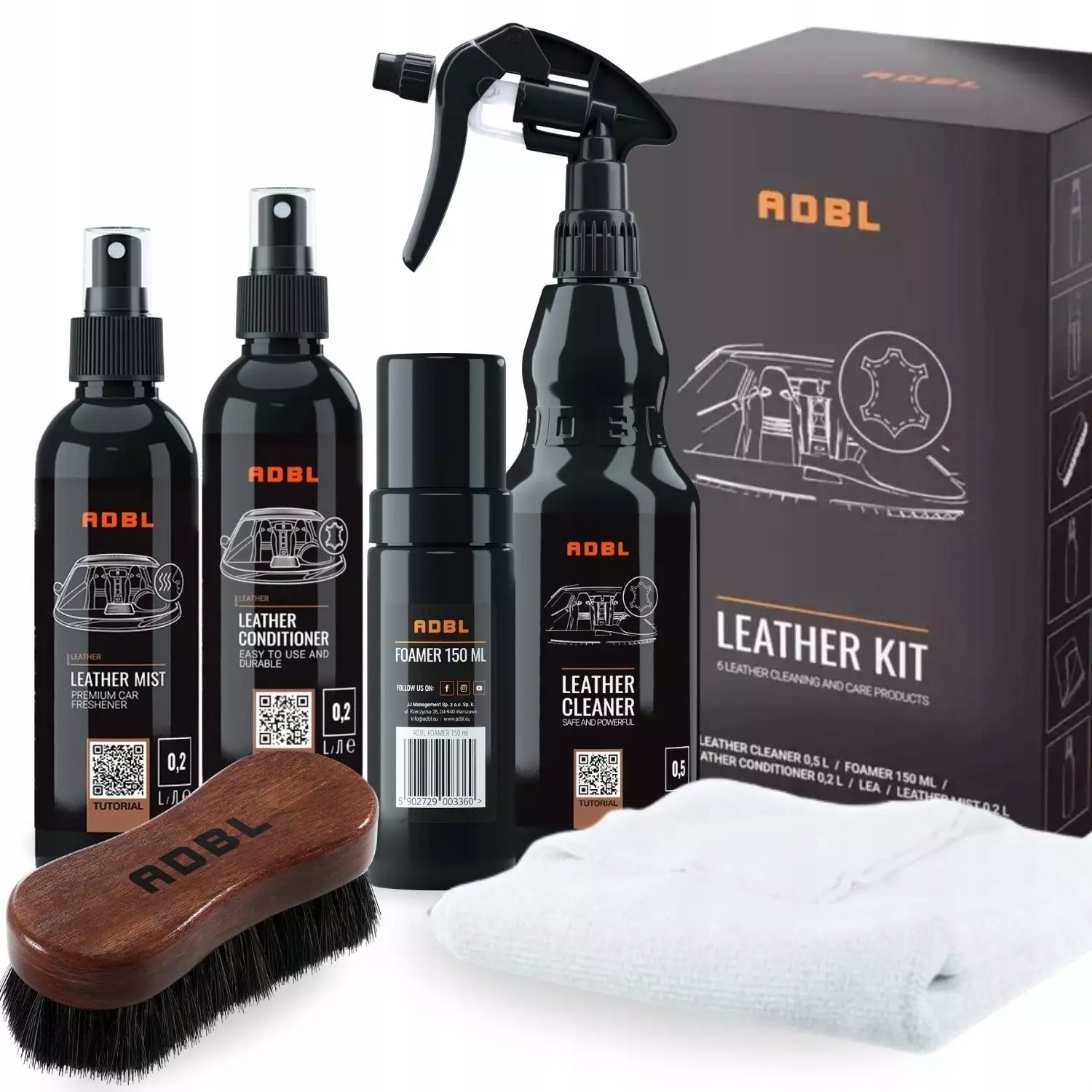 Adbl Leather Kit Zestaw do czyszczenia i zabezpieczenia