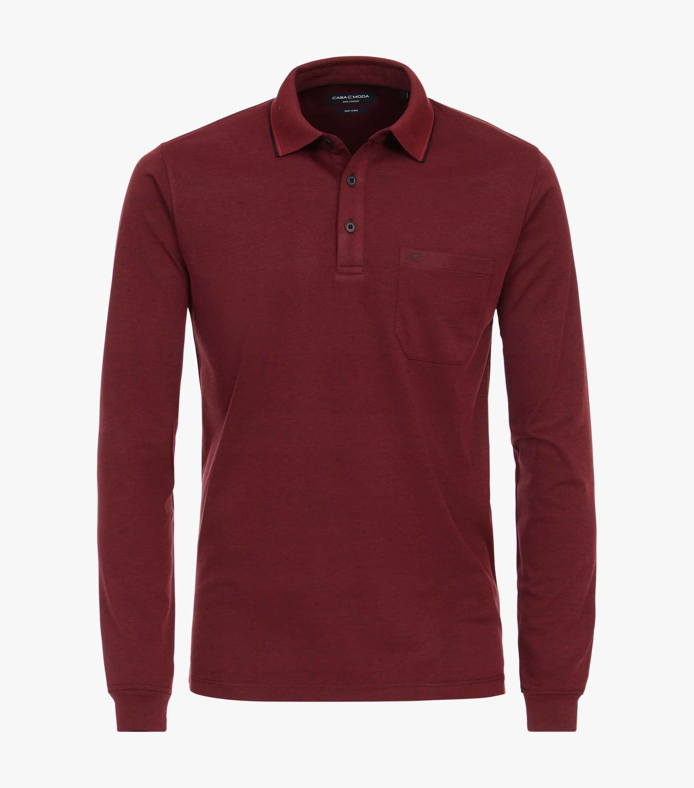 Casamoda Velké Velikosti Polokošile Longsleeve 5XL obvod 150 cm