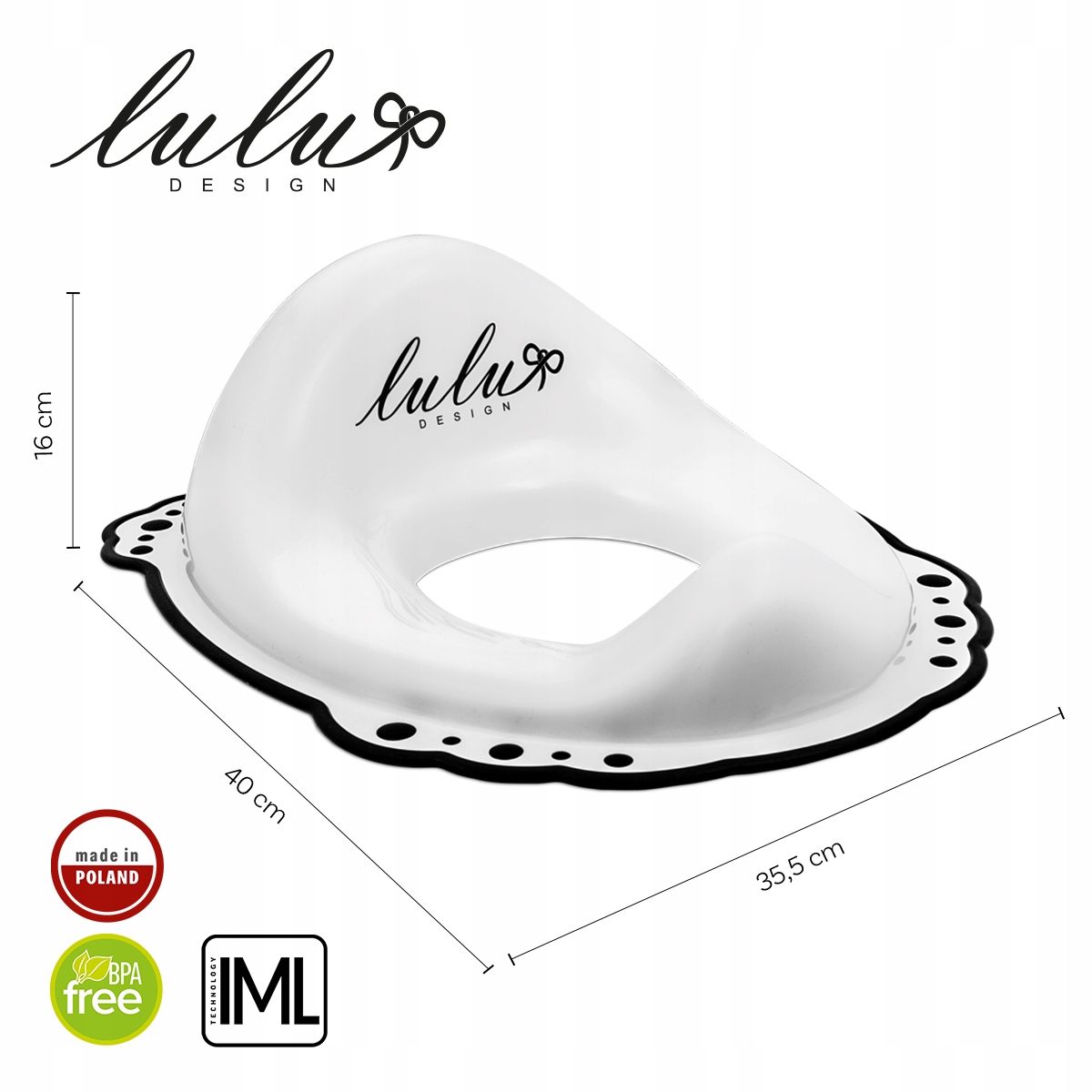 NAKŁADKA SEDESOWA ANTYPOŚLIZGOWA DO TOALETY WC Maltex Lulu Design EAN (GTIN) 5903067003494