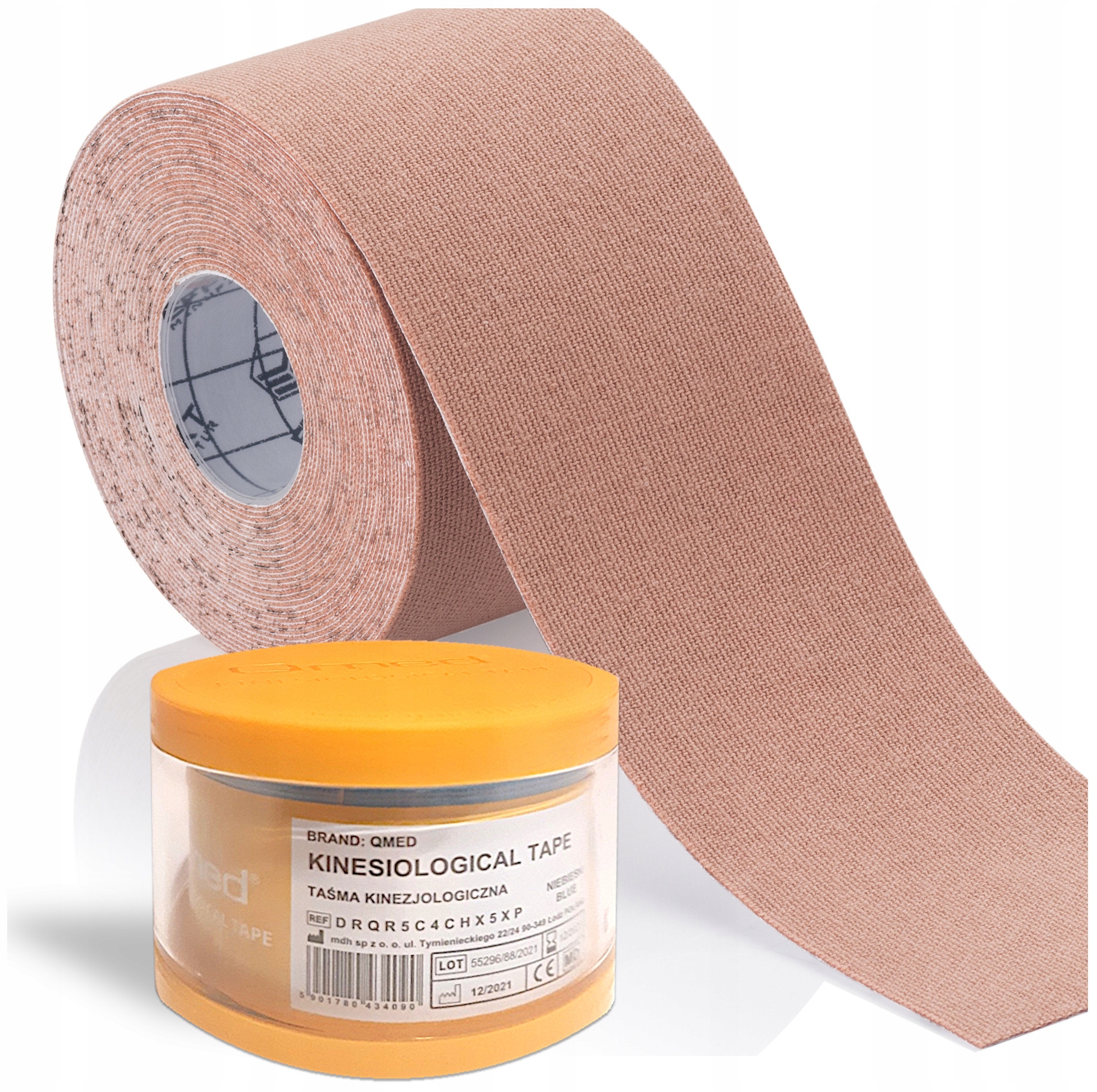 

Plastry Qmed taśmy tejpy tapy taping taśma beż