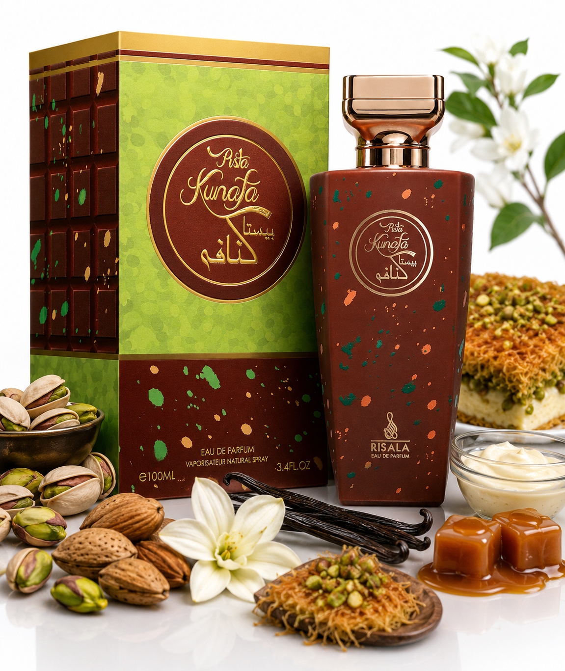 Oryginalne Perfumy Arabskie Risala Pista Kunafa Edp+gratis!