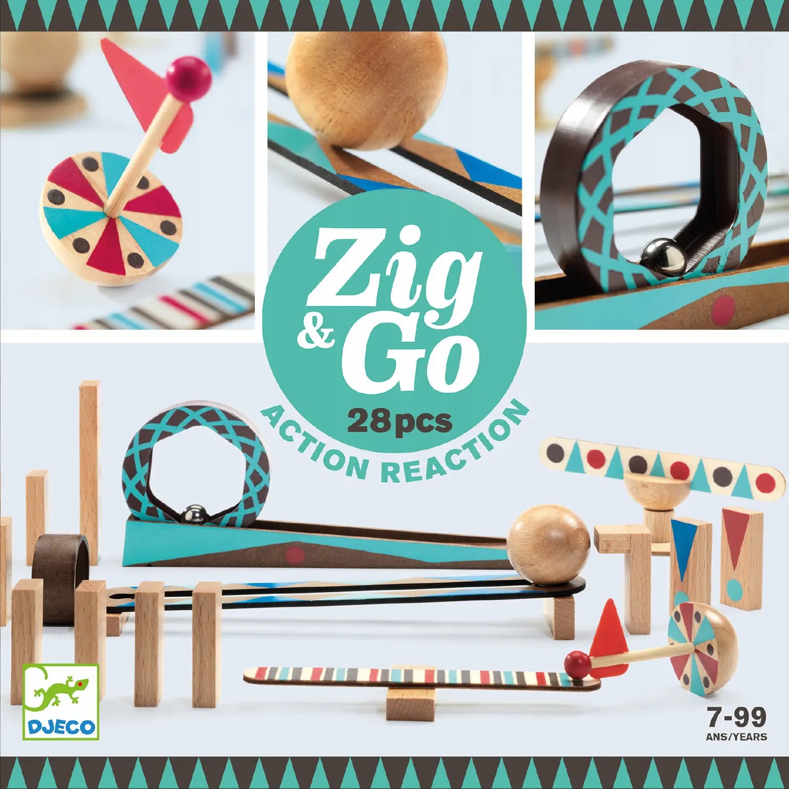Zestaw Zig & Go 28 elementów Djeco