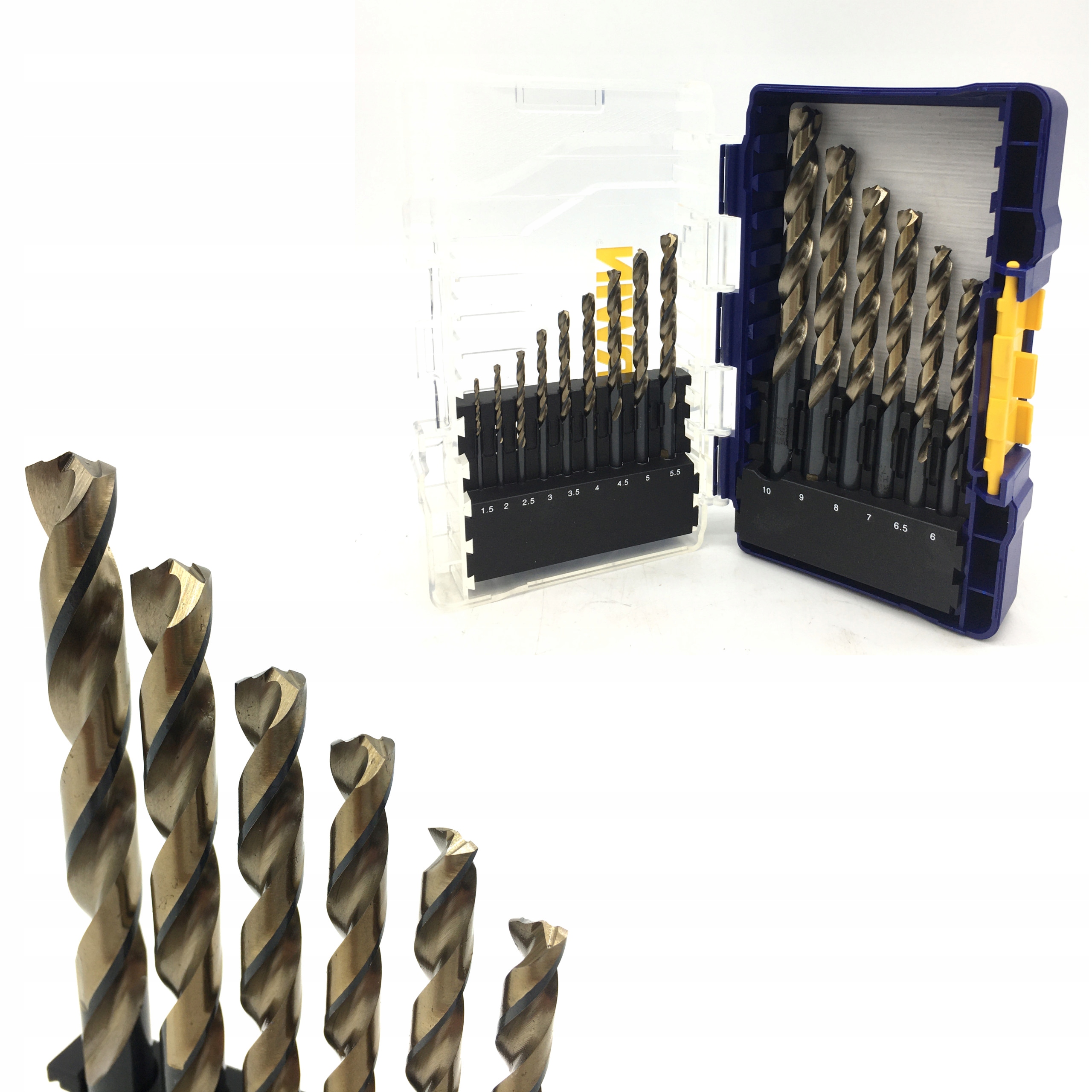 

Wiertła Do Metalu 1,5-10mm 15szt Wiertło Irwin