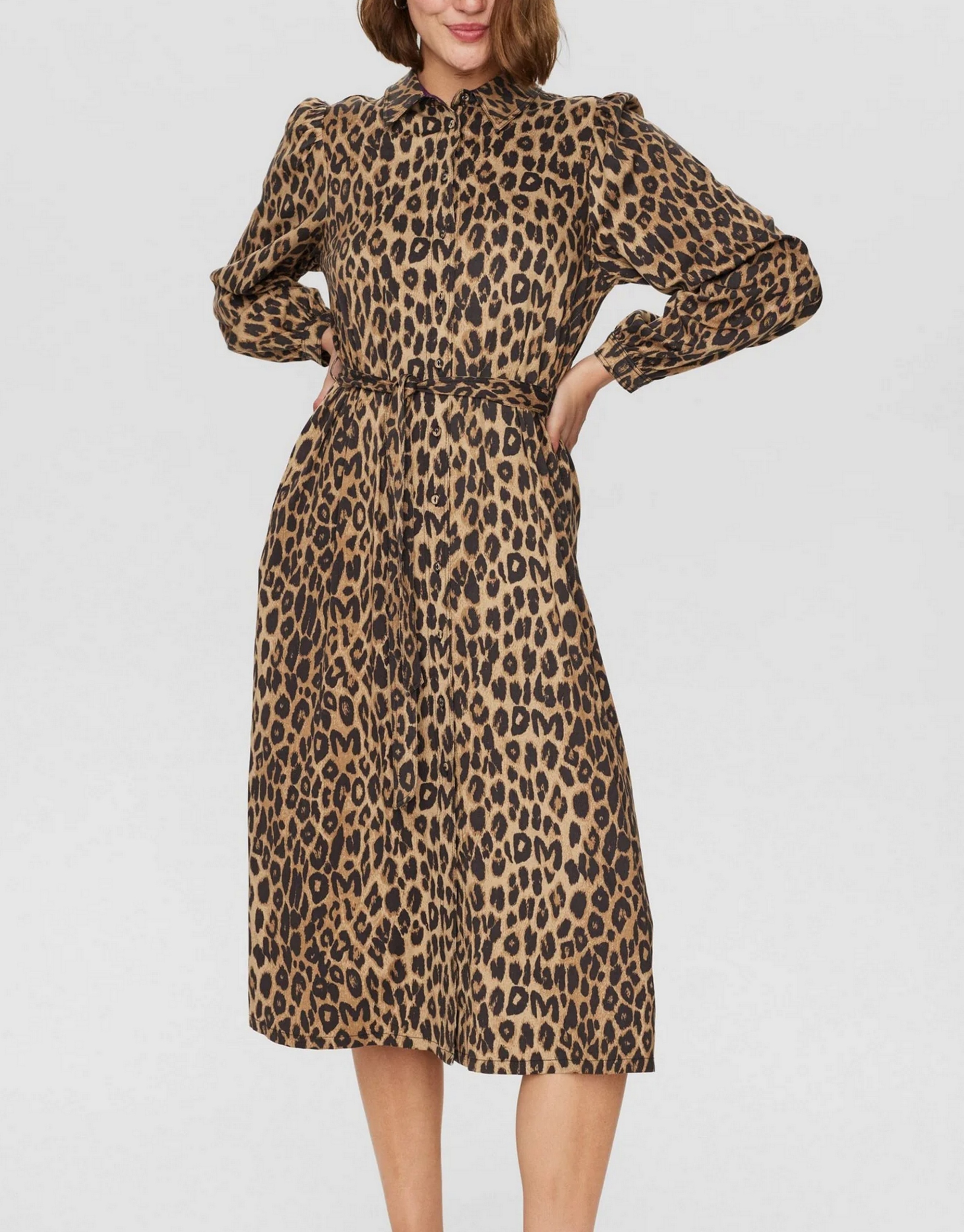 Numph šaty-jersey-viskózová sukně-38 M