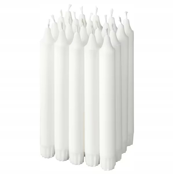 

Ikea świeca świeczka Jubla do kandelabra 20szt