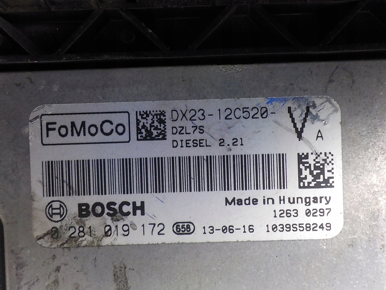 JAGUAR Computer Bedienteil DX23-12C520-VA 0281019172