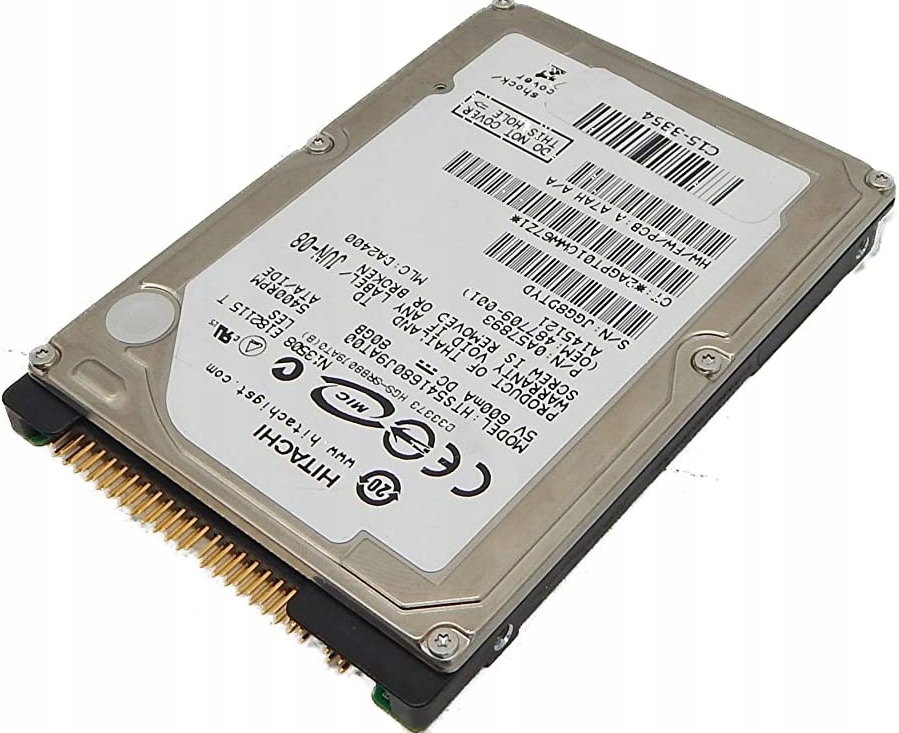 Dysk Hitachi HTS541680J9AT00 80GB ATA 2.5''