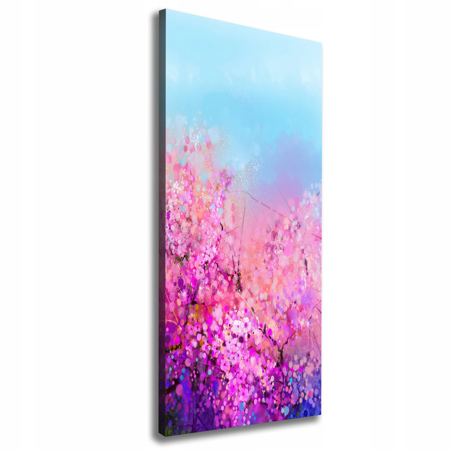 

Foto obraz canvas do salonu Kwiaty wiśni 50x125